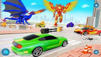 Flying Pigeon Robot Car Game screenshot 0