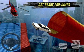 Extreme Limo Mega Ramp - Car Driving Games 3D screenshot 1