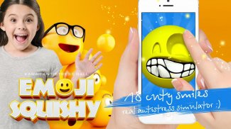 Squishy emoji sonrisa kawaii pelota antiestrés screenshot 0