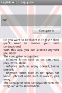 Conjugueur de verbes anglais screenshot 6