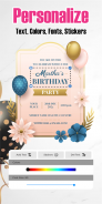 Birthday Invitation Card Maker screenshot 2