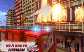 American FireFighter Hero: Fire Truck Simulator screenshot 0