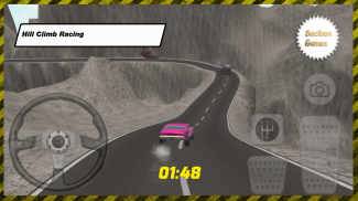Summer Pink Hill Climb Racing screenshot 2