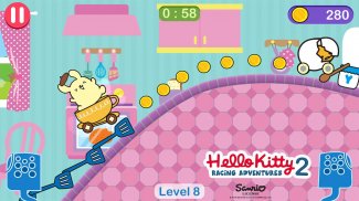 Hello Kitty games - car game screenshot 2