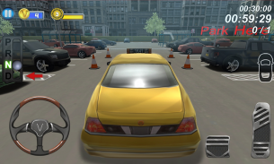 Modern teksi School Parking 3D screenshot 2