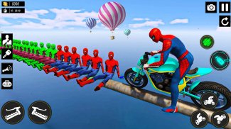 Superhero Bike Stunts 3D Race screenshot 7