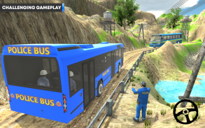 Police Bus Driving Simulator 3D Game screenshot 1