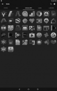 Black, Silver and Grey Icon Pack Free screenshot 9