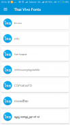 Thai Font Style For Vivo screenshot 6