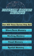 Complete Memory Training Game screenshot 0