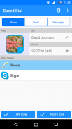 Speed dial for Phone/Mail/SMS screenshot 3