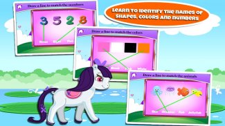Fun Kindergarten Spiele: Pony screenshot 1