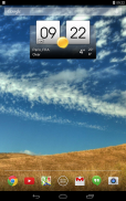 数字时钟和天气 screenshot 1