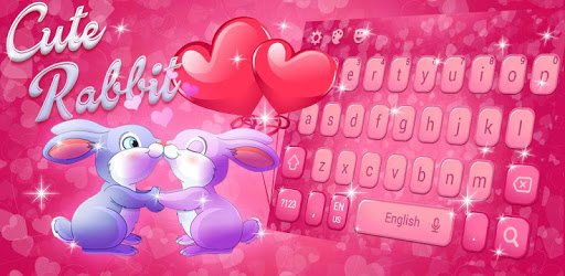 Cute Romantic Bunny In Love Emoji Keyboard Telecharger Apk Android Aptoide