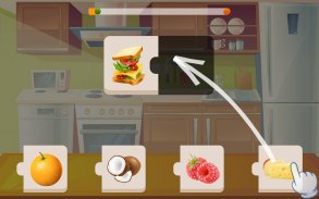 Food puzzle for kids 🥕🍅🍍🍉🎂🍭🍪🧀 screenshot 7