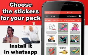 Create stickers memes for whatsapp Meme generator screenshot 4