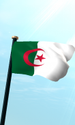 Algeria Flag 3D Free Wallpaper screenshot 0