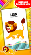 Löwen Färbung Buch screenshot 0