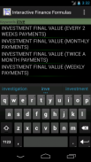 Finance Formulas screenshot 1