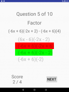 Algebra Quiz screenshot 6