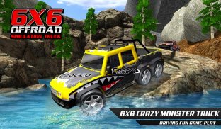 6x6 Spin Offroad Mud Runner Truck Drive Games 2018 screenshot 9