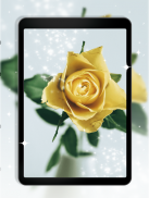 Đồng hồ hình nền sống Hoa hồng screenshot 5