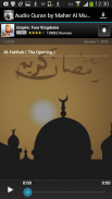 Audio Quran Maher Al Muaiqly screenshot 1