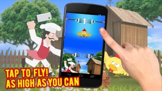 Chicken Fly Jump: Barn Invader screenshot 1