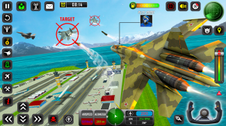 Robot mô phỏng phi công máy bay - trò chơi máy bay screenshot 1