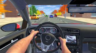 Racing in Car 2020 - POV traffic driving simulator screenshot 7