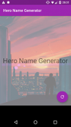 Superhero name generator screenshot 1