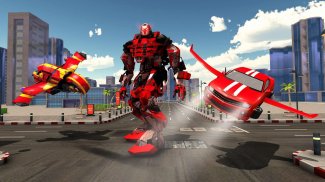 Moto Robot Transformation: Flying Car Robot Games screenshot 3