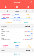 Macros - Compteur de Calories et Planificateur screenshot 2