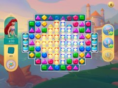 Disney Princesses Puzzle Royal : Match 3 et Déco screenshot 3