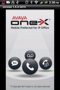 Avaya one-X® Mobile for IPO screenshot 0