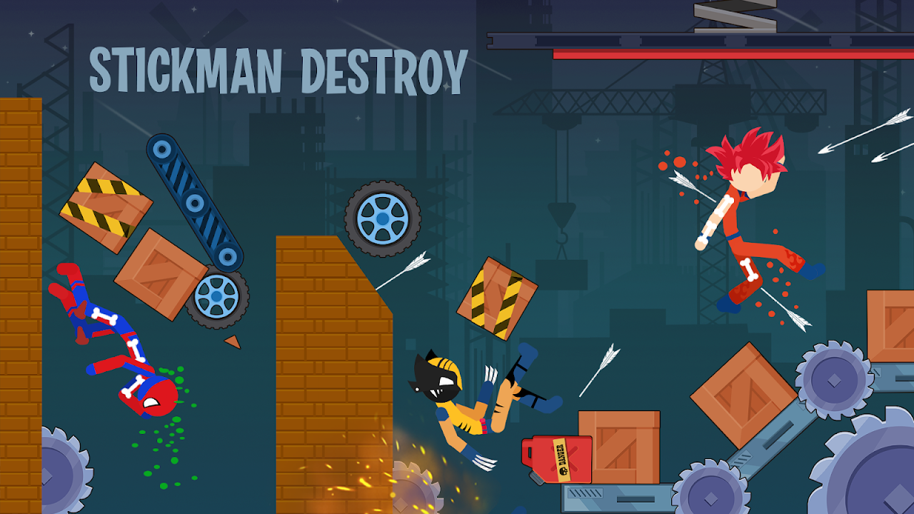 Destroy it all! Jogo de física agora com sangue!