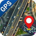GPS路线查找器：导航地球地图 Icon