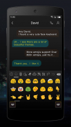 Emoji Keyboard - Black Round screenshot 4