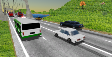 Verkehrs-Rennwagen-Spiel screenshot 6