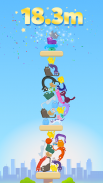 Cat Stack - Cute and Perfect Tower Builder Game screenshot 0