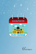 Hijri Calendar 1438/1439 screenshot 0