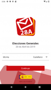 28A Elecciones Generales 2019 screenshot 1