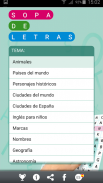 Sopa de letras en español screenshot 2