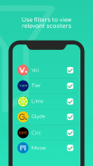 Scootr Findr - Scooter map screenshot 1