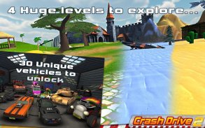Crash Drive 2 - Multi Oyunu 3d screenshot 5