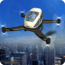 Drone Taxi Flying Car DXB Icon