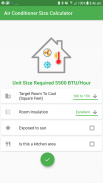 Air Conditioner Size Calculator screenshot 0