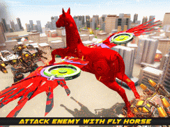 Flying Horse Robot Transform: Horse Shooting Games screenshot 10