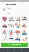 BirthDay Stickers for Whatsapp  (WAStickerApps) screenshot 1