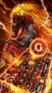 Flame Horse Keyboard Theme screenshot 2